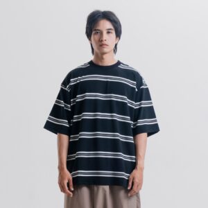Tshirt Oversized Stripped - Bluesman - Kaos Oversize Motif garis