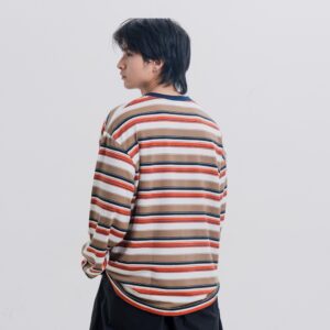 Alternative view of Tshirt Longsleeve Stripped - Head LS - Kaos Motif Garis Lengan Panjang