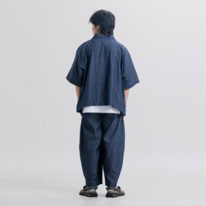 Alternative view of Kimono Outerwear Denim Blue - Goza - Elatedforhim