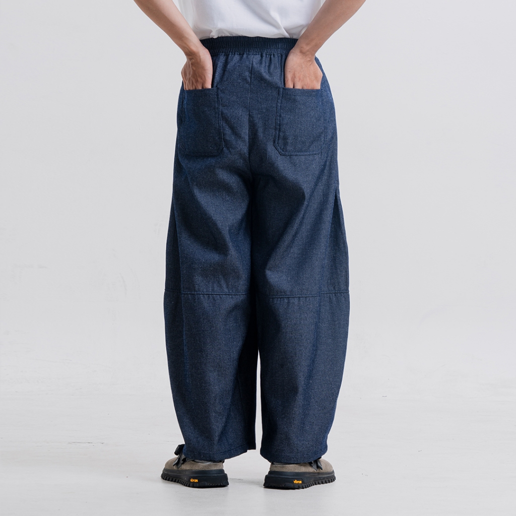 Celana Barrel Denim Grey Blue - Neru - Elatedforhim - Image 3