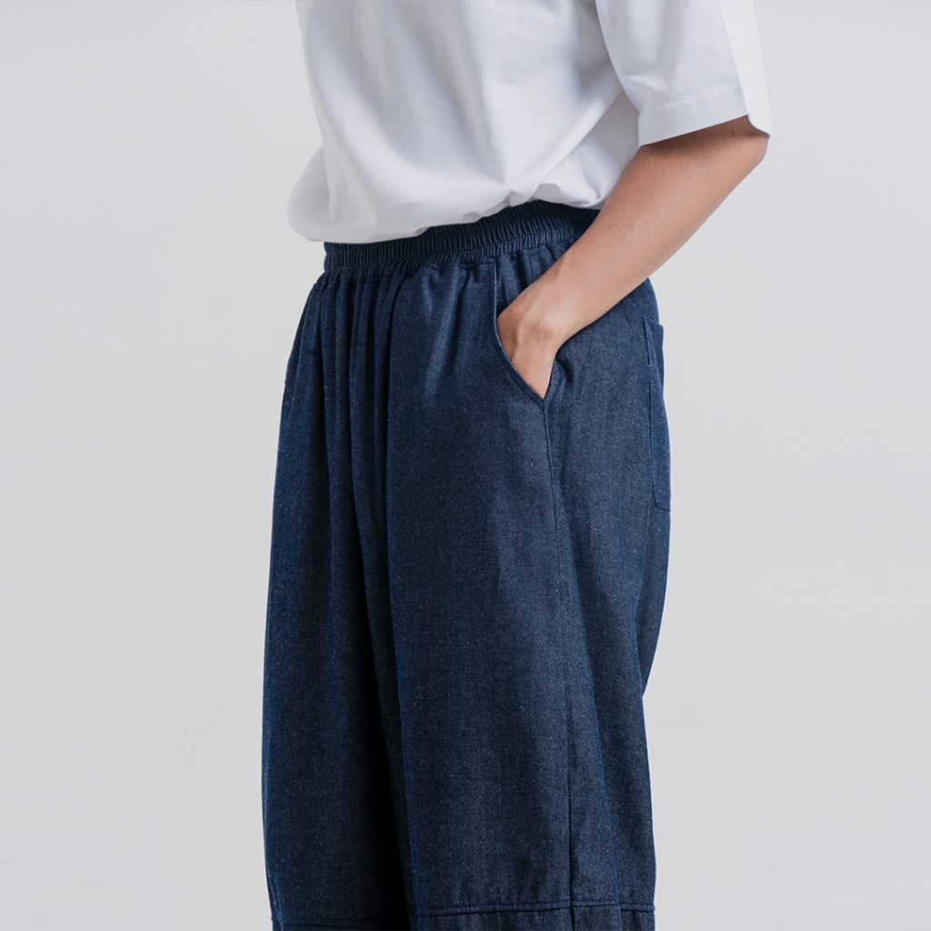 Celana Barrel Denim Grey Blue - Neru - Elatedforhim - Image 2