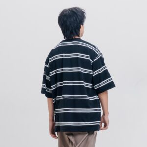 Alternative view of Tshirt Oversized Stripped - Bluesman - Kaos Oversize Motif garis